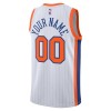 NBA New York Knicks Trikot Personalisierung Nike 2024-25 City Edition Weiß Swingman - Herren